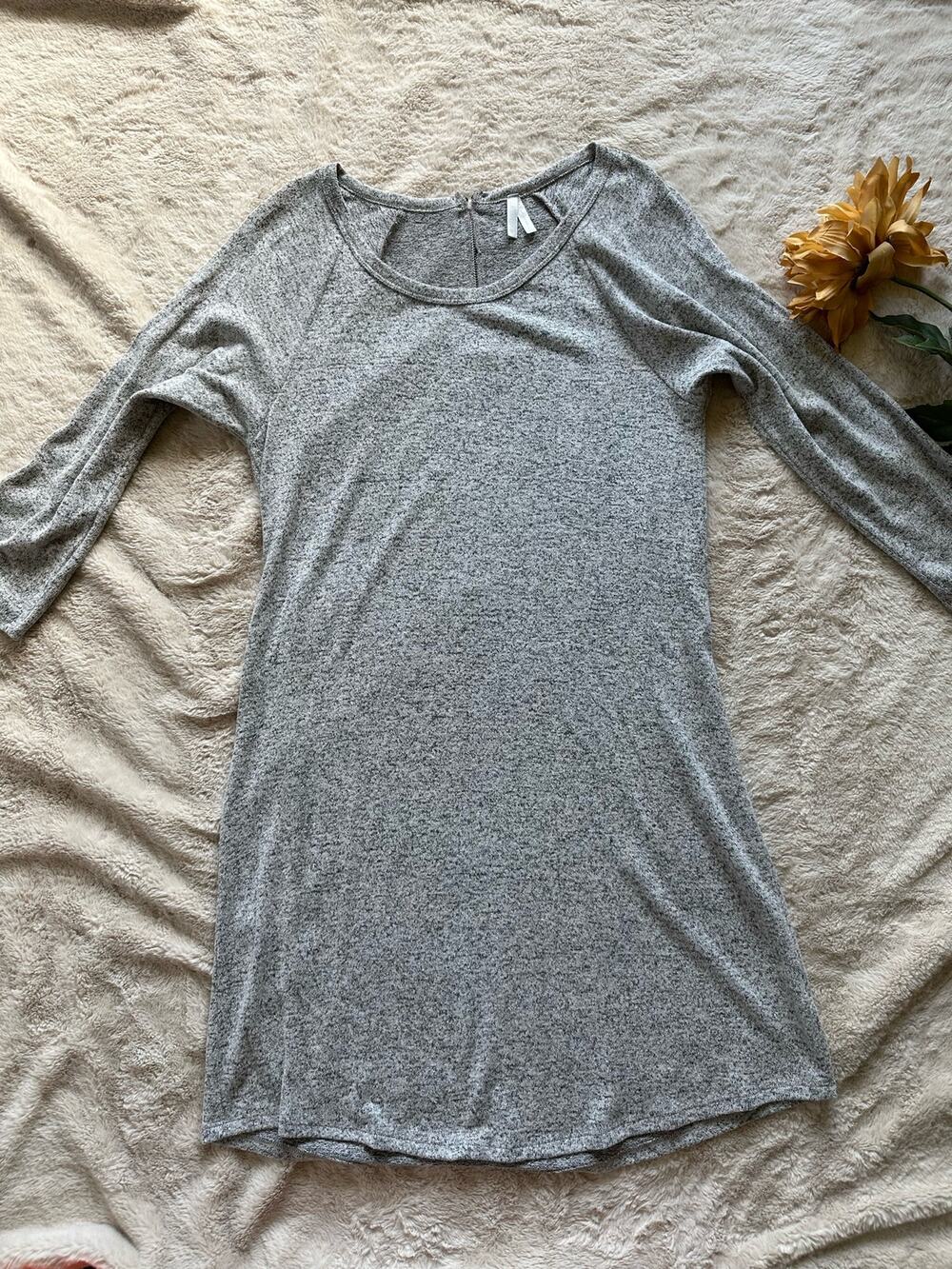 Vanity Gray Marle Tunic Dress Size Large